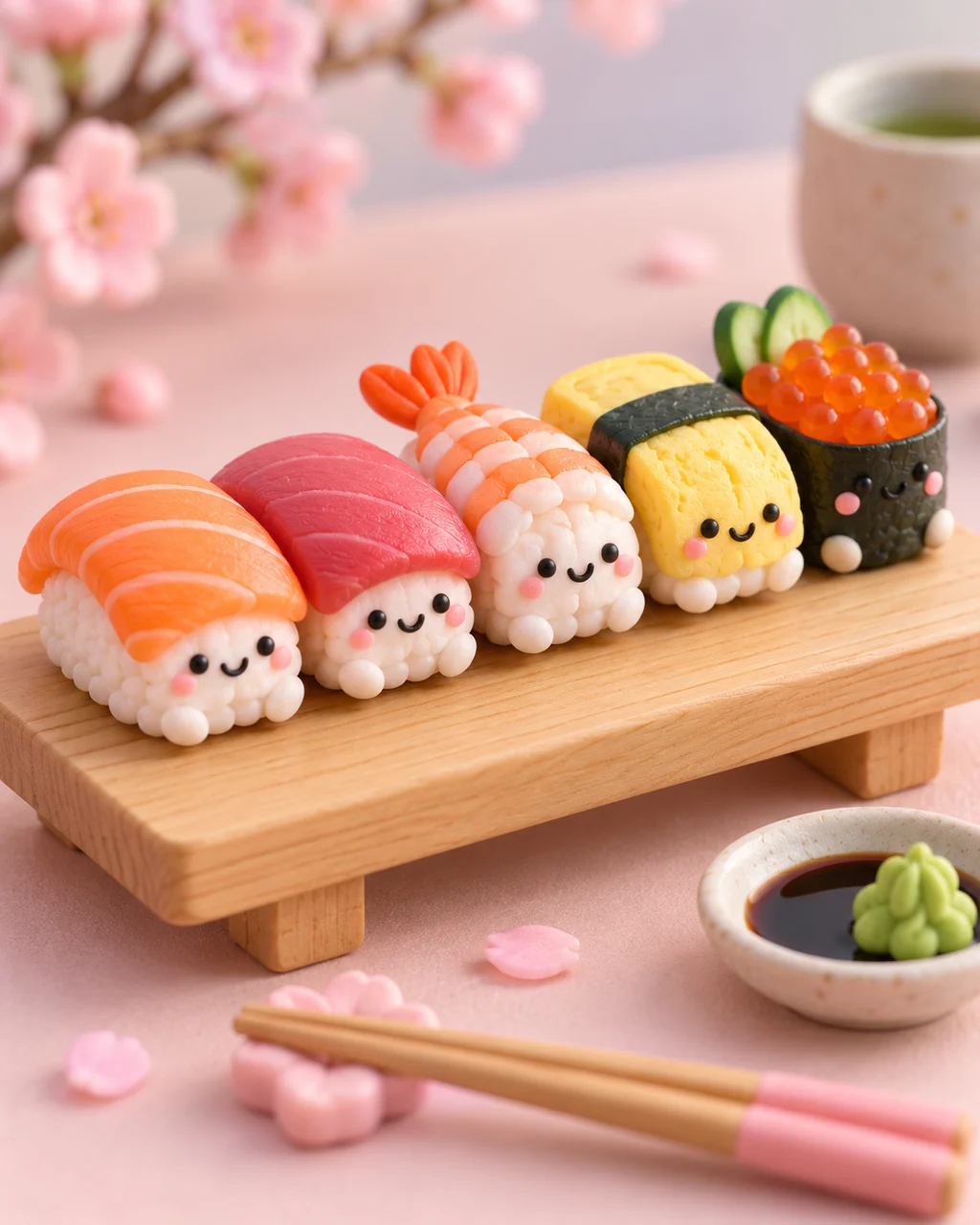 Smiling Sushi Friends · Candy Pastels