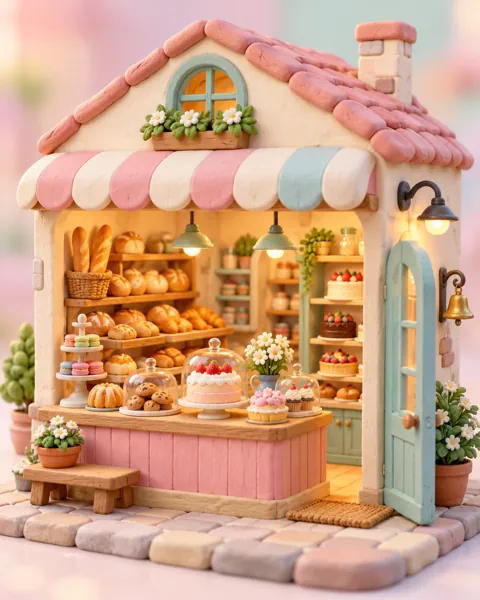 Clay Bakery Shop · Candy Pastels