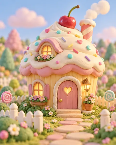 Cupcake House · Candy Pastels