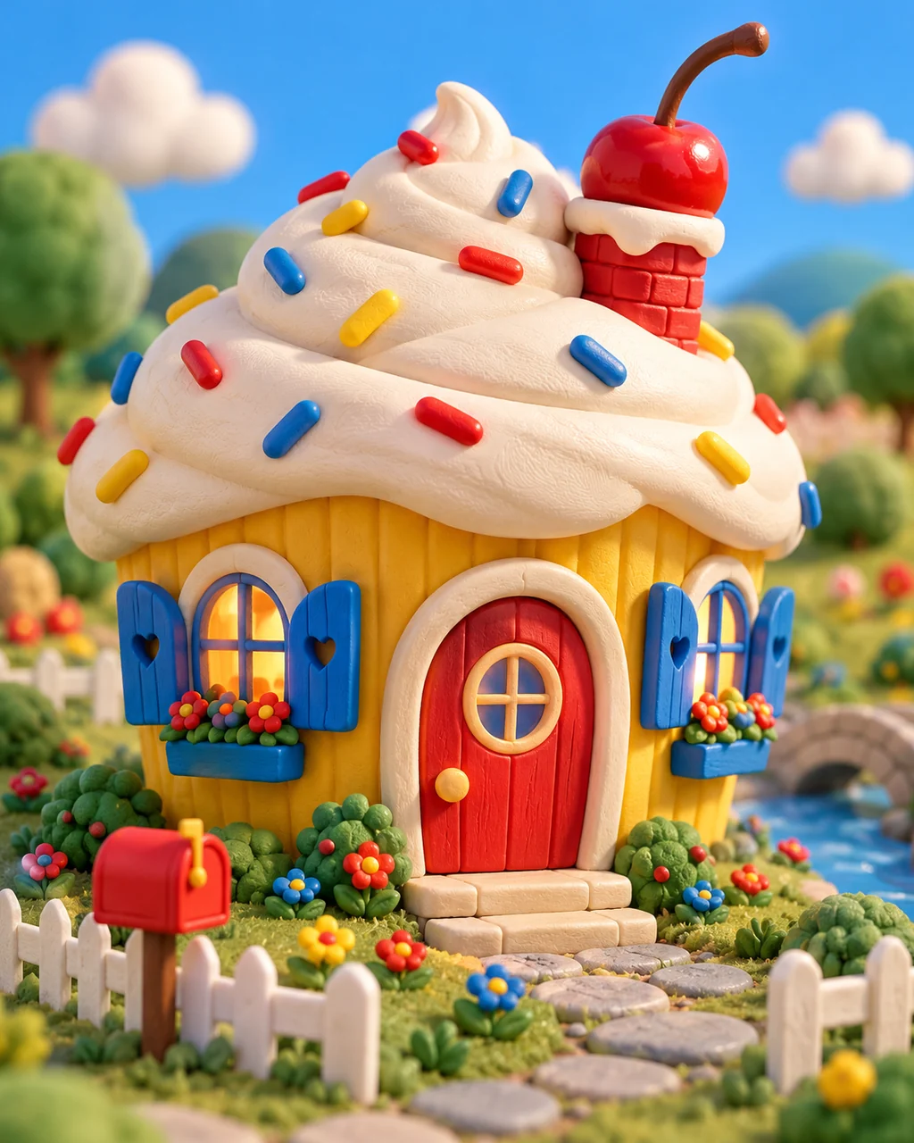 Cupcake House · Primary Toy Colors