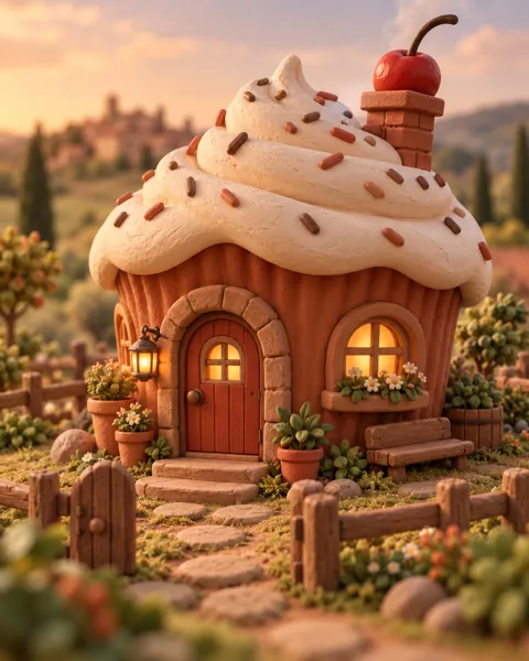 Cupcake House · Earthy Terracotta