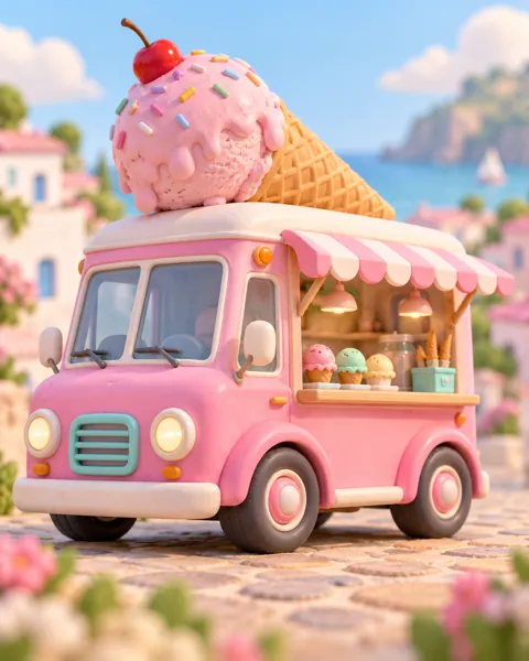 Ice Cream Truck · Candy Pastels