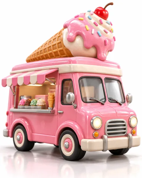 Ice Cream Truck · Glossy Vinyl Studio