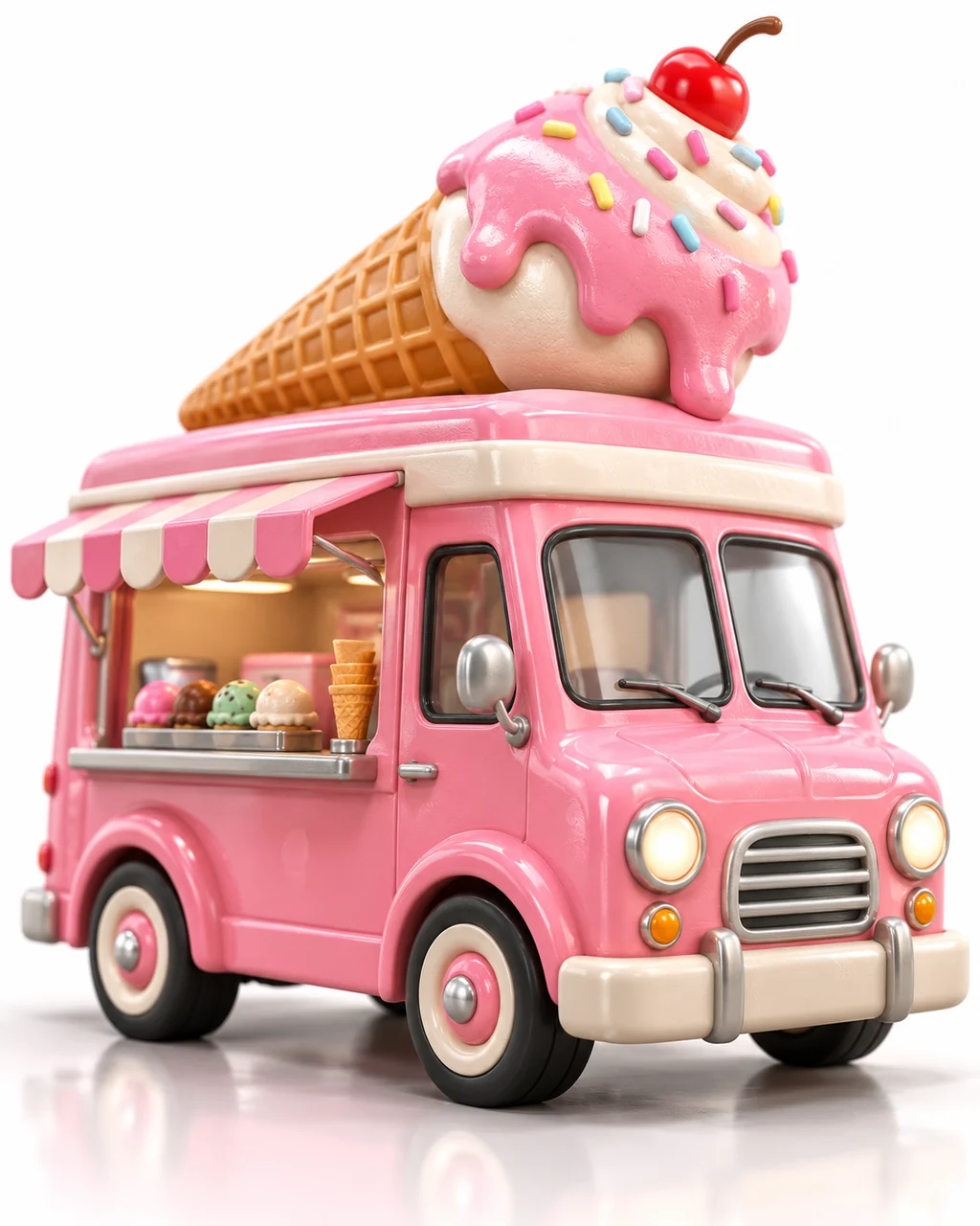 Ice Cream Truck · Glossy Vinyl Studio