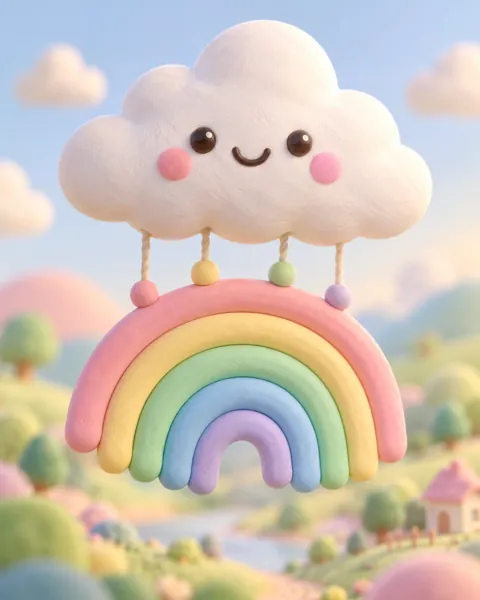 Rainbow Cloud · Candy Pastels