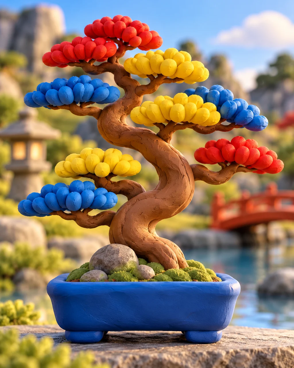 Clay Bonsai Tree · Primary Toy Colors