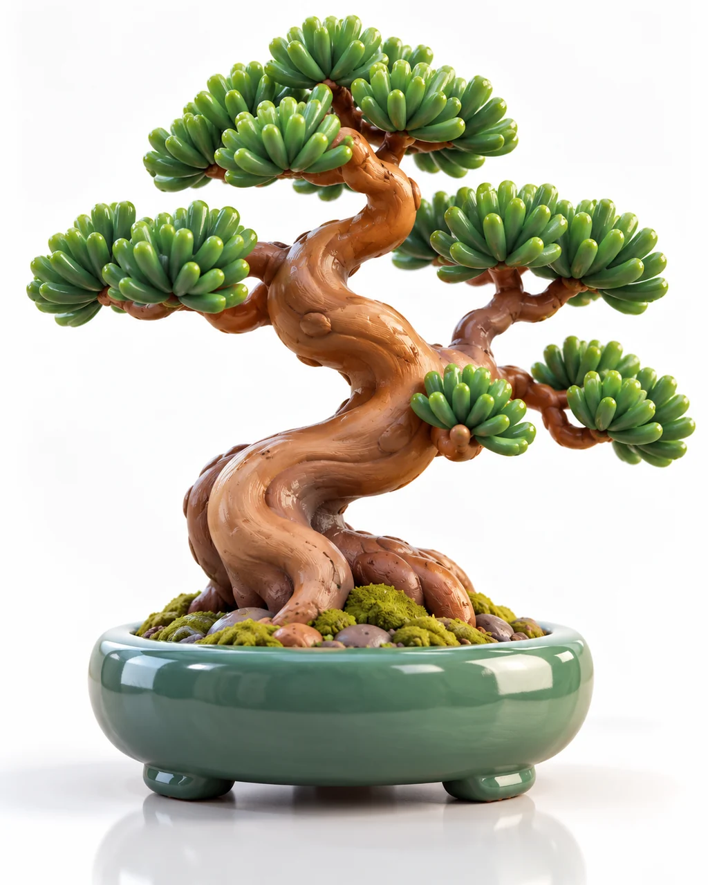 Clay Bonsai Tree · Glossy Vinyl Studio
