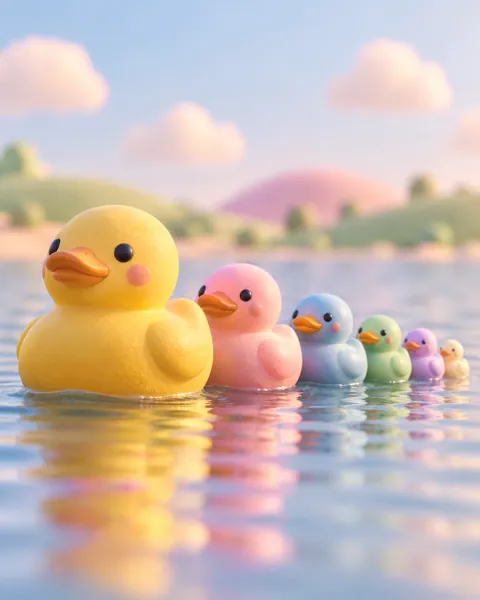 Rubber Duck Fleet · Candy Pastels