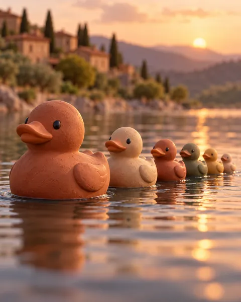 Rubber Duck Fleet · Earthy Terracotta