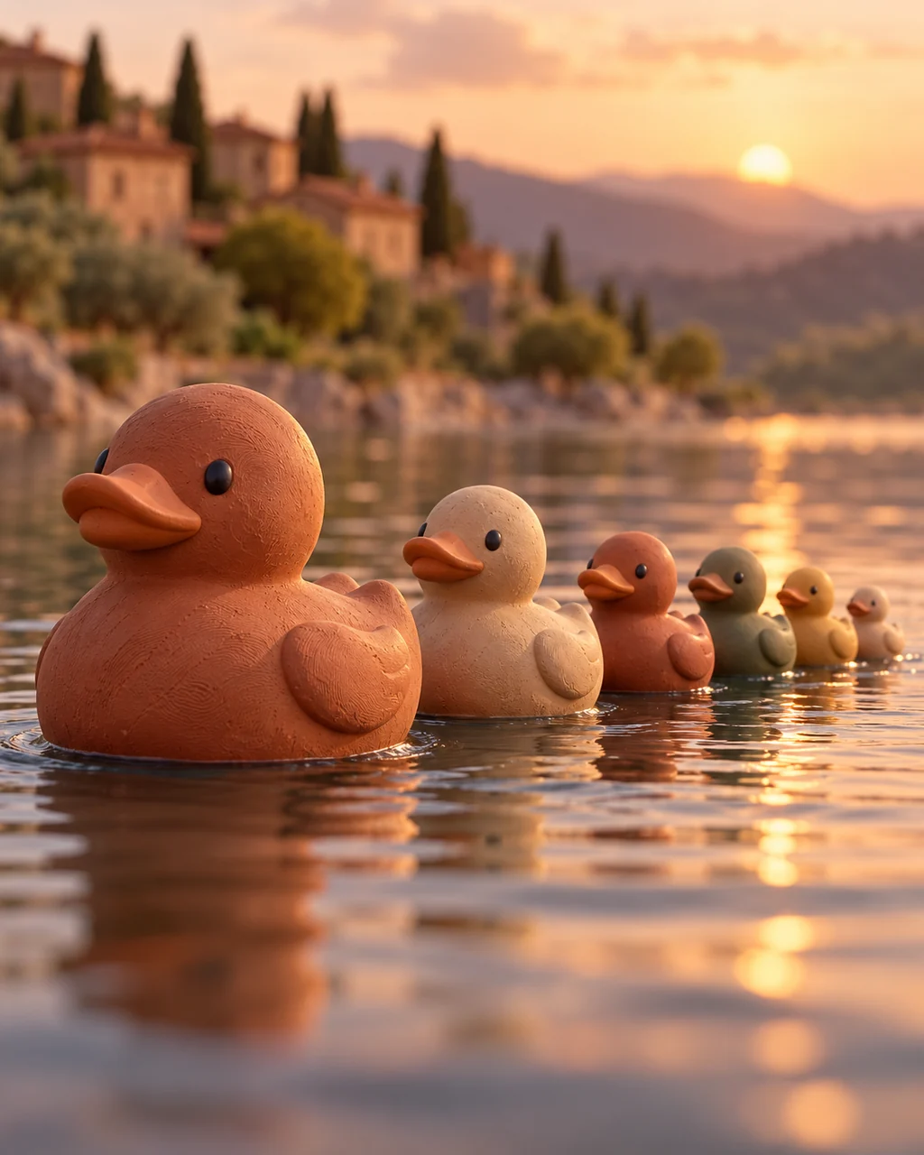Rubber Duck Fleet · Earthy Terracotta