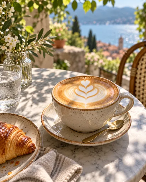 Tulip Latte Art · Sunny Terrace