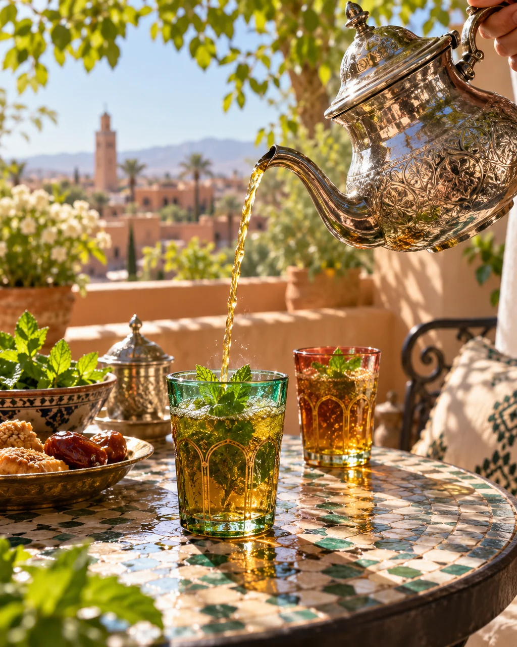 Moroccan Mint Tea · Sunny Terrace