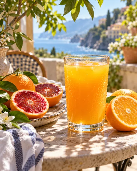Fresh Orange Juice · Sunny Terrace