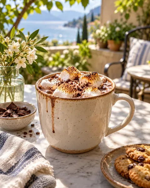 Marshmallow Hot Cocoa · Sunny Terrace