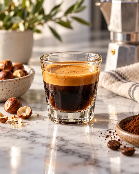 Espresso Shot · Minimal Marble Counter