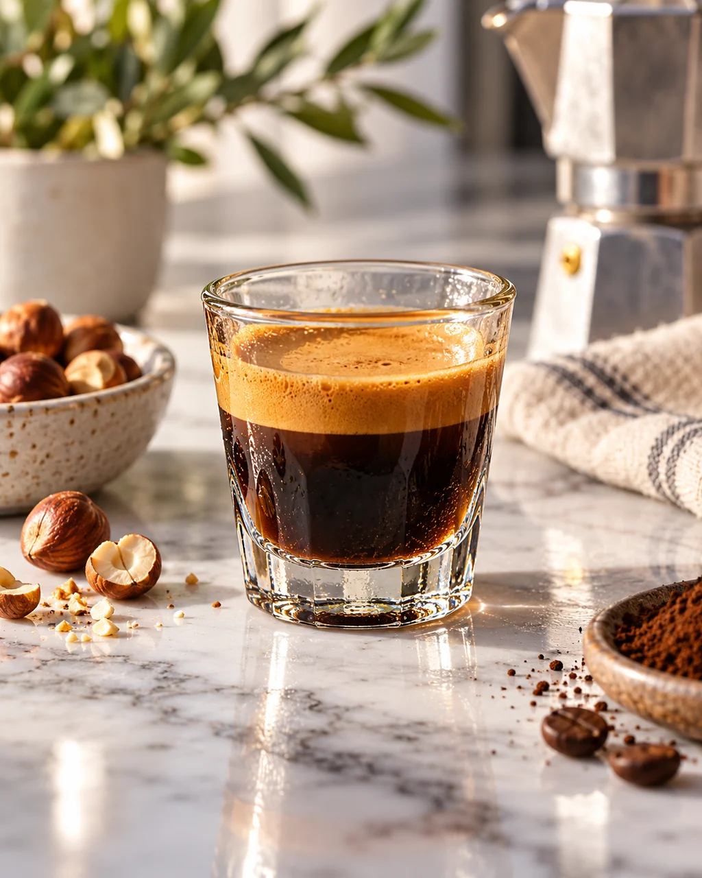 Espresso Shot · Minimal Marble Counter