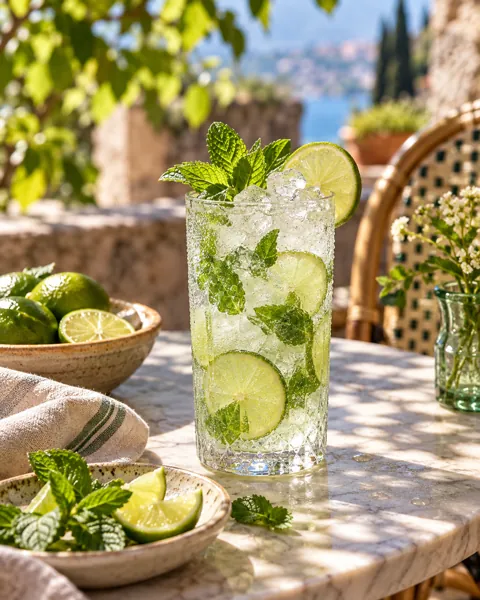 Mint Lime Spritzer · Sunny Terrace