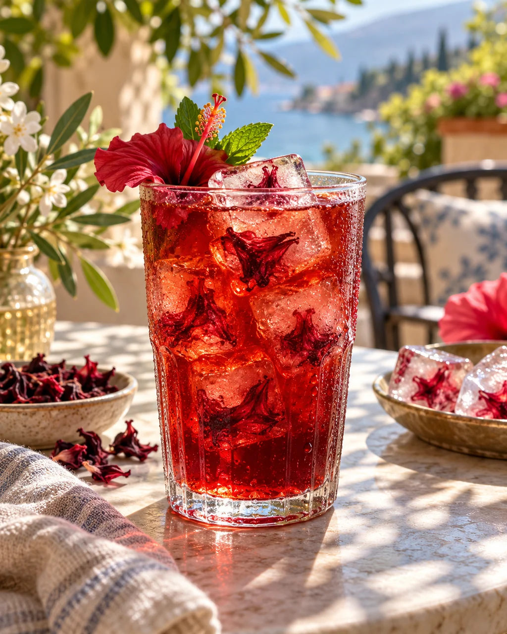 Hibiscus Iced Tea · Sunny Terrace