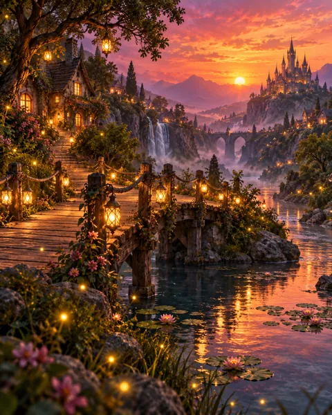 Fairy Lantern Bridge · Ember Dusk
