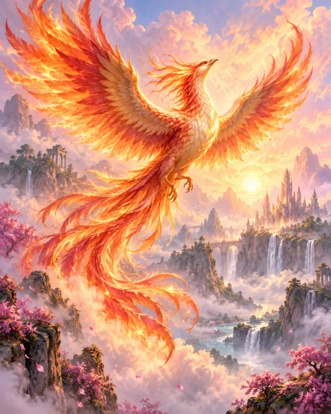 Rising Phoenix · Pastel Dreamscape