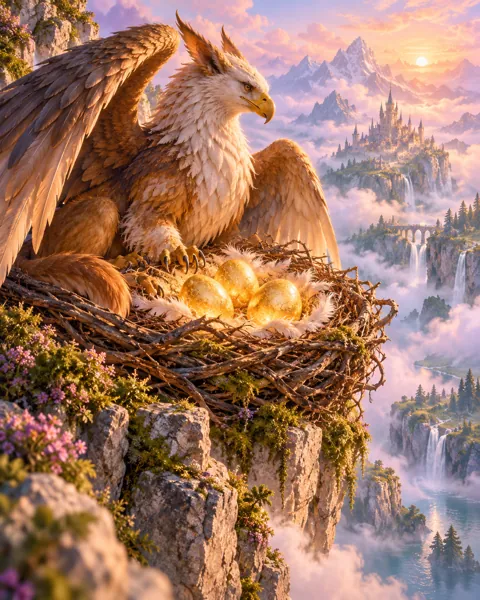 Griffin's Nest · Pastel Dreamscape