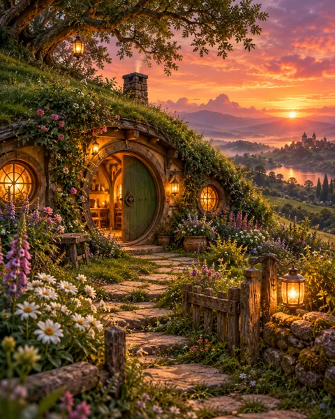 Hillside Burrow Home · Ember Dusk
