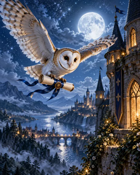 Messenger Owl · Mystical Moonlight