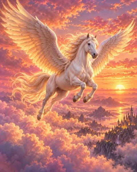 Pegasus Above the Clouds · Ember Dusk