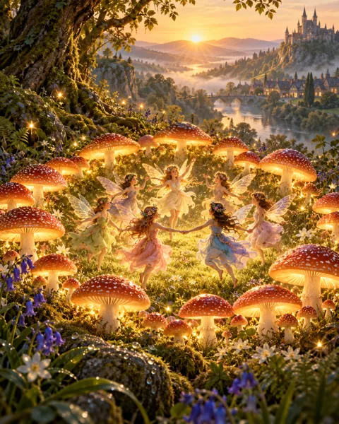 Fairy Mushroom Ring · Storybook Dawn
