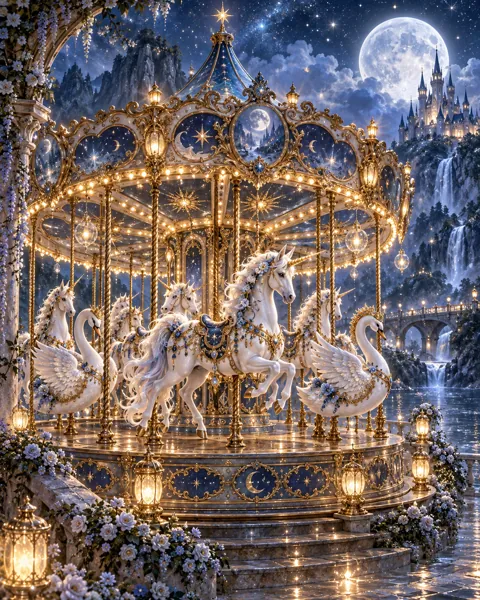 Enchanted Carousel · Mystical Moonlight