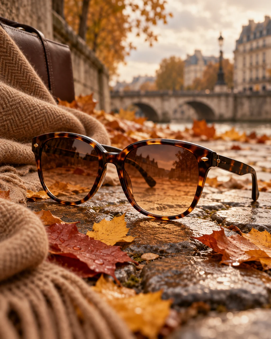 Tortoiseshell Sunglasses · Autumn Street Corner
