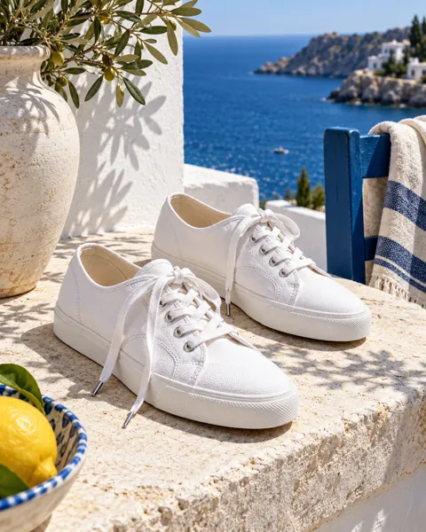 Canvas Sneakers · Riviera Sunlight