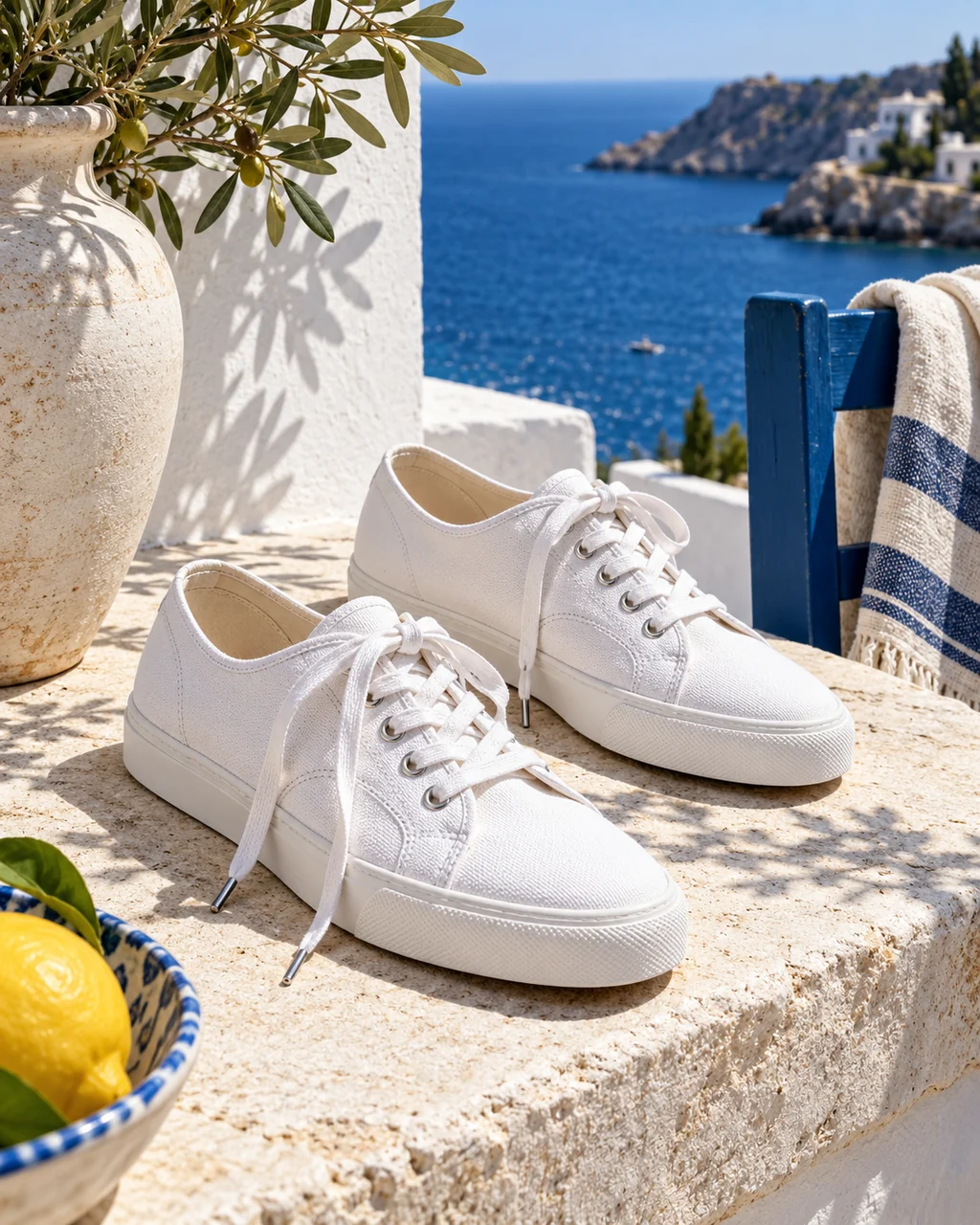 Canvas Sneakers · Riviera Sunlight