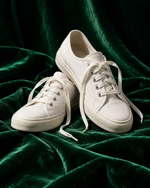 Canvas Sneakers · Moody Velvet