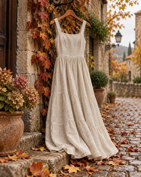 Linen Summer Dress · Autumn Street Corner