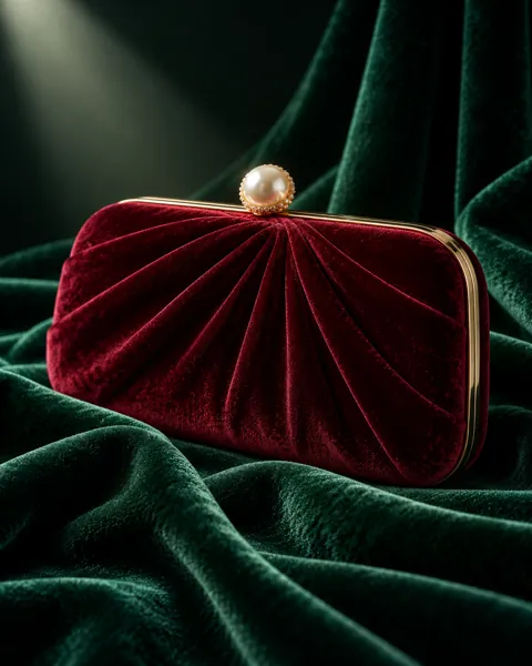 Velvet Evening Clutch · Moody Velvet