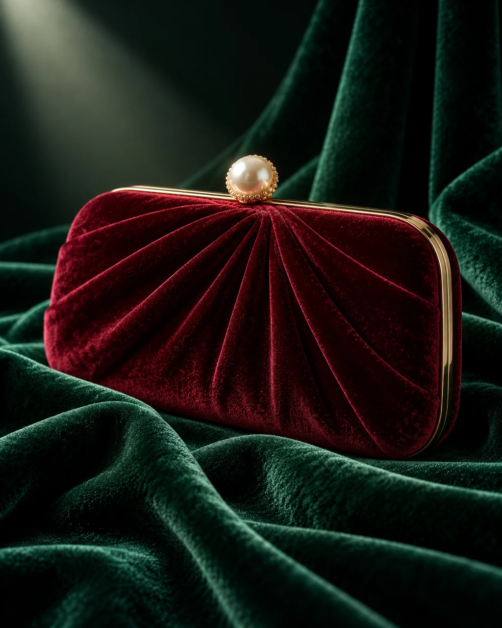 Velvet Evening Clutch · Moody Velvet