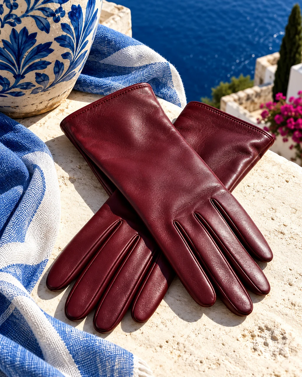 Leather Gloves · Riviera Sunlight
