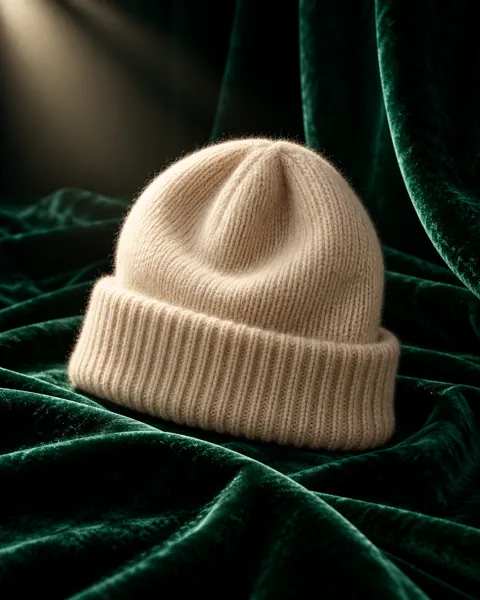 Cashmere Beanie · Moody Velvet