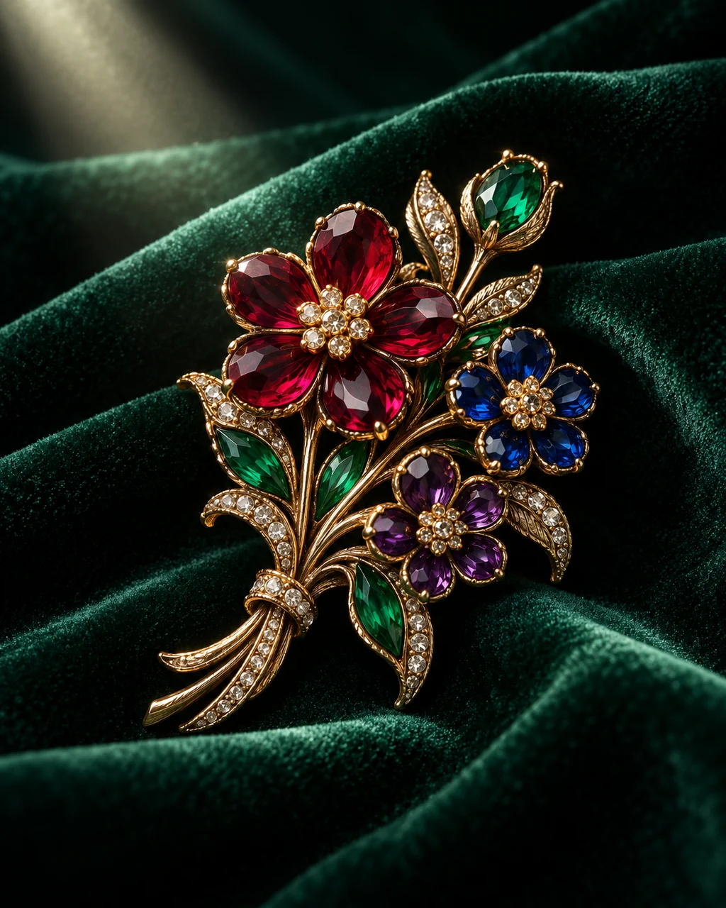 Vintage Brooch · Moody Velvet