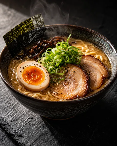 Rich Broth Ramen · Dark Moody Chiaroscuro