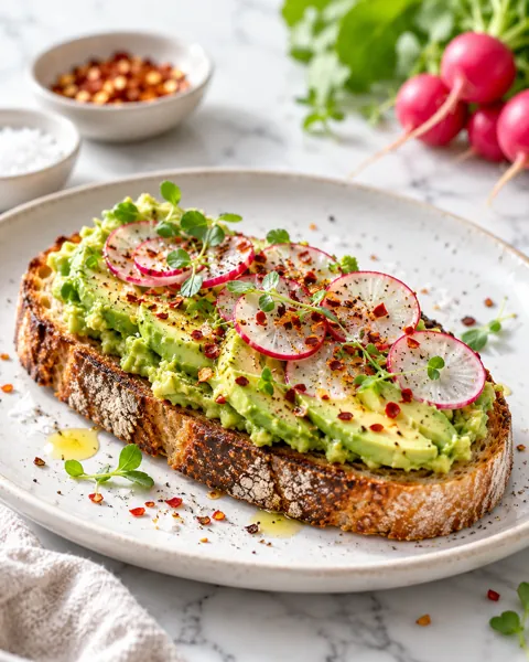 Avocado Toast · Bright Marble Minimal