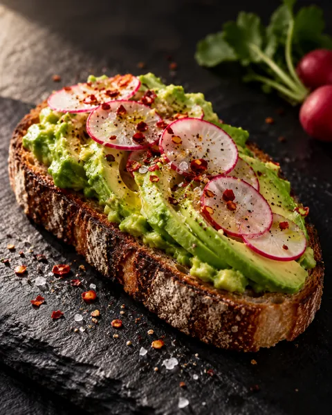 Avocado Toast · Dark Moody Chiaroscuro