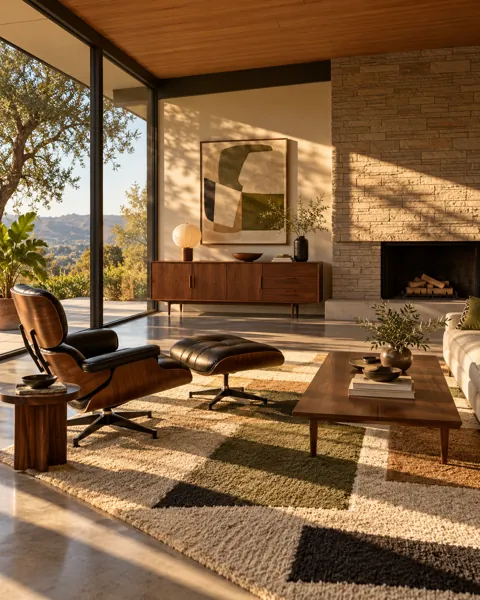 Mid-century Lounge · Golden Afternoon