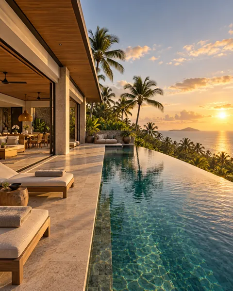 Tropical Pool Villa · Golden Afternoon