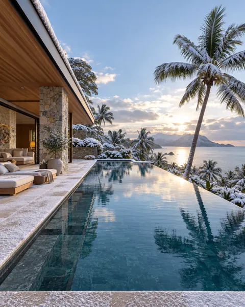 Tropical Pool Villa · Winter First Snow