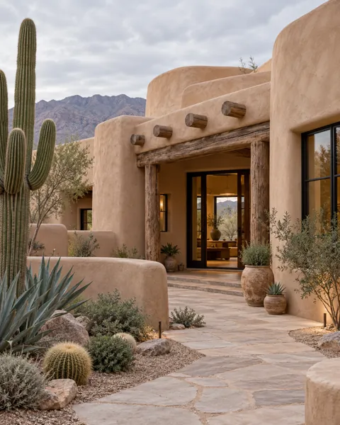 Adobe Desert Home · Soft Overcast Daylight