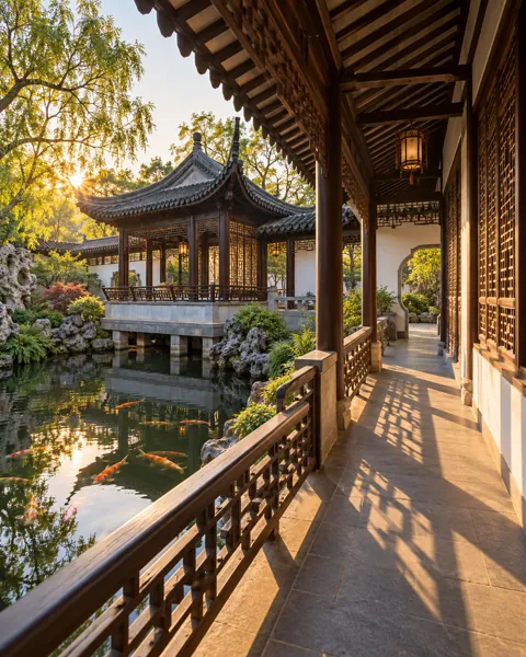 Garden Pavilion · Golden Afternoon