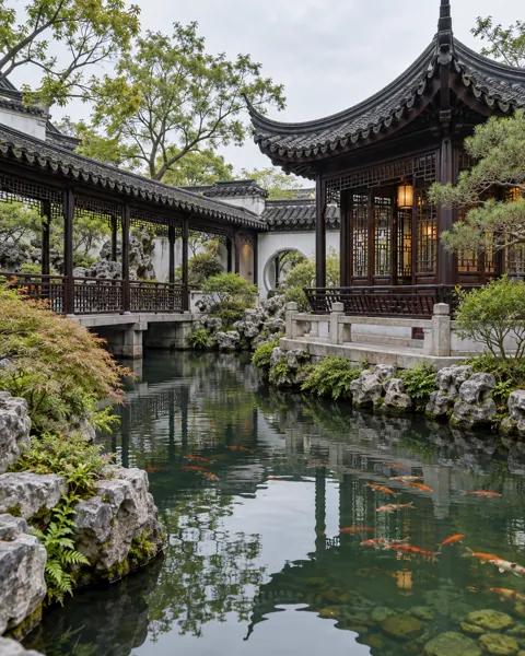 Garden Pavilion · Soft Overcast Daylight