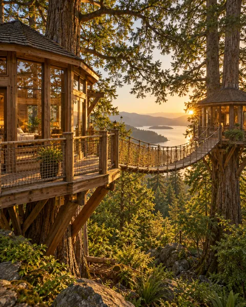 Treehouse Retreat · Golden Afternoon